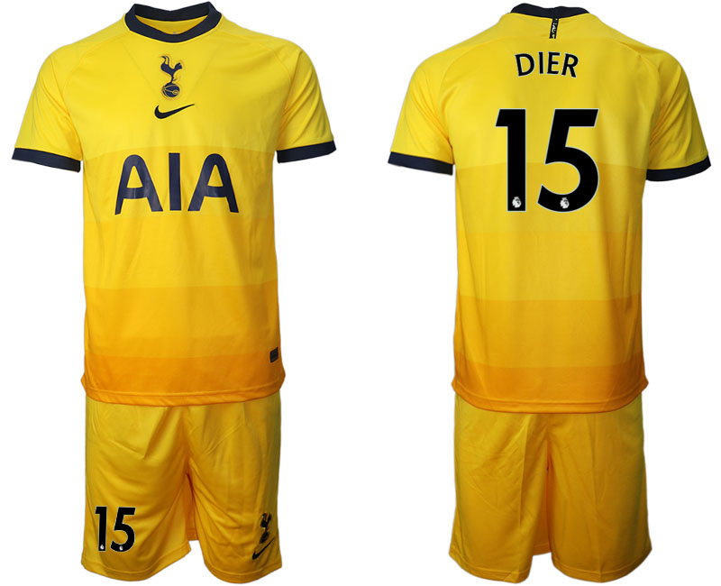 Men 2021 Tottenham Hotspur away #15 soccer jerseys